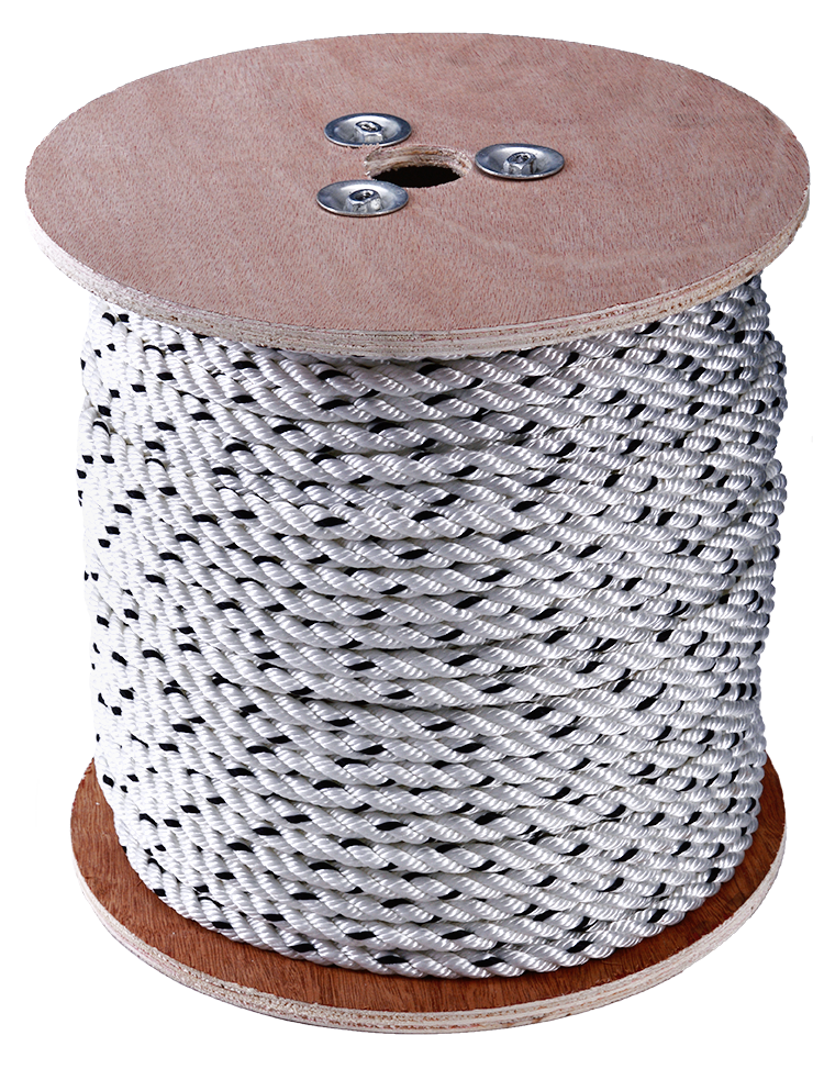 100Mtrs Of 8mm 3 Strand Rope Spliced To 10Mtrs 8mm Shortlink Chain Kit