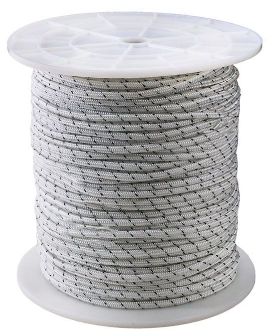 200MTRS OF 6MM DBL BRAID ROPE SPLICED TO 10MTRS 8MM SHORTLINK CHAIN KIT - 960KG B/S