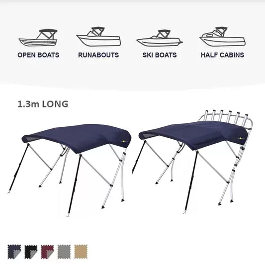 3 Bow Whitewater Bimini Top – Aluminium