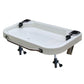 Extra Large Heavy Duty Bait & Fillet Table with Handle and Rod Holders