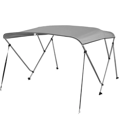 3 Bow Bimini Top Boat Canopy - complete kit