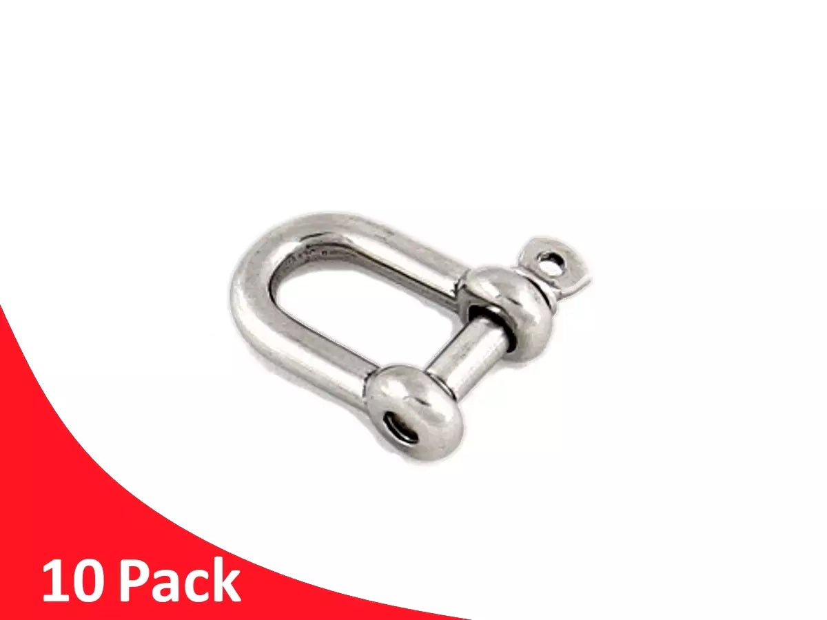 Dee Shackles Stainless Steel 316 ALL SIZE