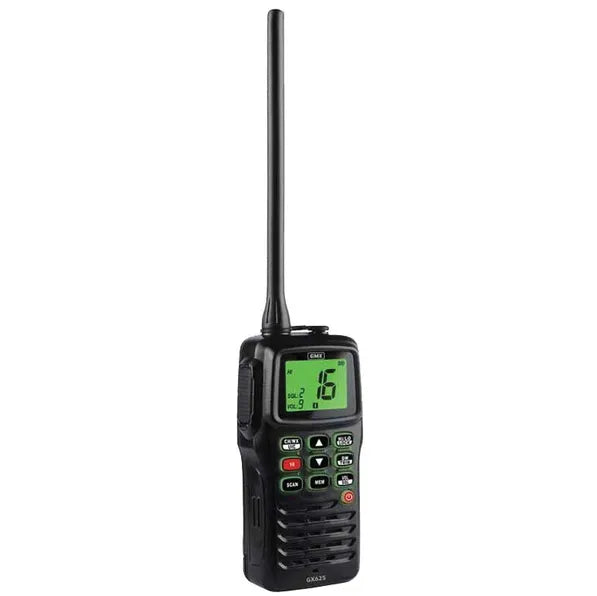 GX625 - 5/1 Watt VHF Handheld Marine Radio