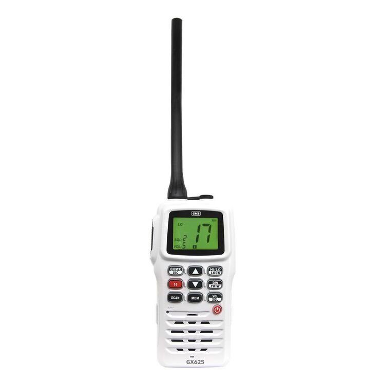 GX625W - 5/1 Watt VHF Handheld Marine Radio - Wash