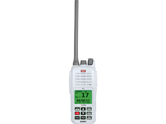 GX850W - 5/1 Watt DSC VHF Handheld Marine Radio - Float & Flash